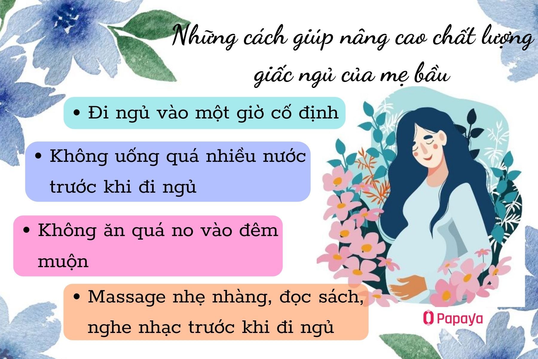 Những cách giúp mẹ bầu nâng cao chất lượng giấc ngủ, hạn chế nằm mơ bị sẩy thai