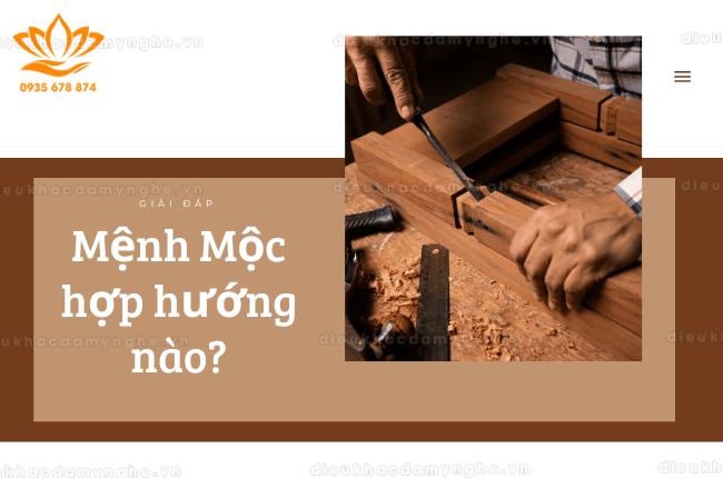 menh moc hop huong nao