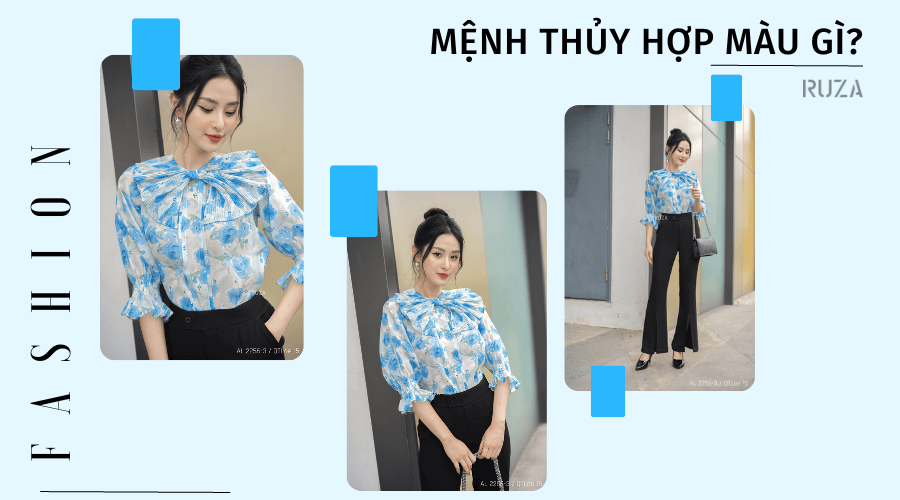 Mệnh thủy hợp màu xanh dương